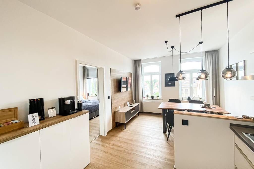 Luxus-Apartment In Leipzig Mit Privat-Parkplatz 外观 照片