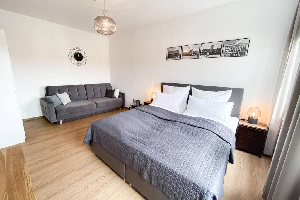 Luxus-Apartment In Leipzig Mit Privat-Parkplatz 外观 照片
